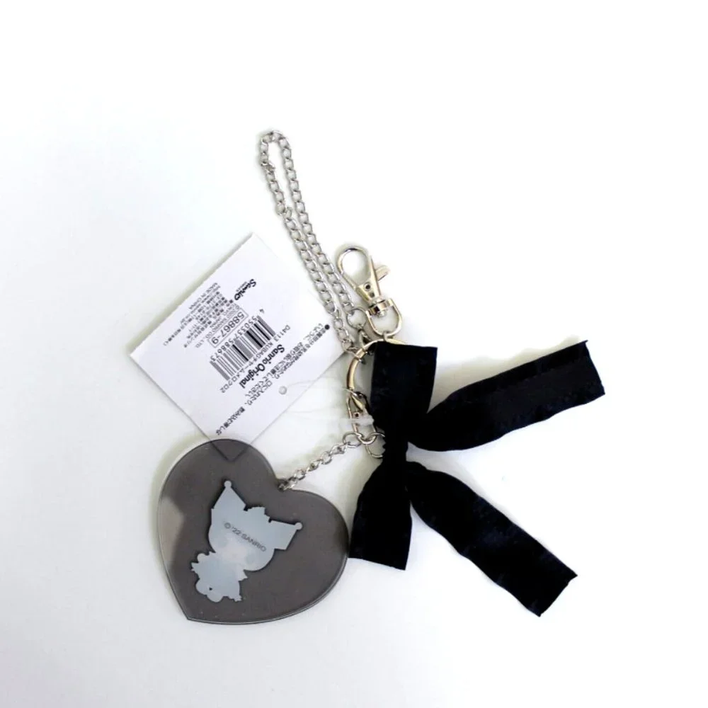 Sanrio Kuromi Acrylic Heart Bow Bag Charm Secret Melokuro